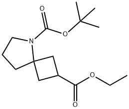 Ethyl 5-Boc-5-Aza-spiro[3.4]octane-2-carboxylate Structure