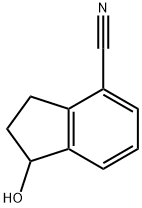 1-hydroxy-2,3-dihydro-1H-indene-4-carbonitrile Structure