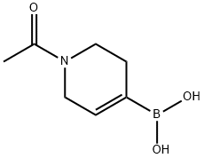 (1-Acetyl-1,2,3,6-tetrahydropyridin-4-yl)boronic acid Structure