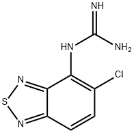 N-(5-chloro-2,1,3-benzothiadiazol-4-yl)-guanidine Structure