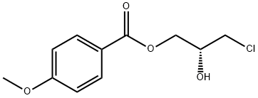 (R)-3-Chloro-2-hydroxypropyl 4-Methoxybenzoate Structure