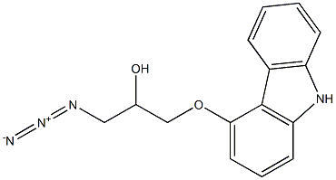 4-[1'-(3'-Azido-1',2'-propanediol)]carbazole 구조식 이미지