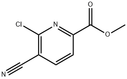 Methyl 6-chloro-5-cyanopicolinate Structure