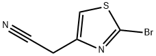 2-(2-broMo-1,3-thiazol-4-yl)acetonitrile Structure