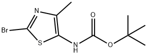 tert-Butyl (2-broMo-4-Methylthiazol-5-yl)carbaMate Structure