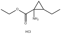 ethyl 1-aMino-2-ethylcyclopropanecarboxylate hcl 구조식 이미지