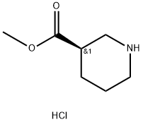 (R)-Methyl piperidine-3-carboxylate hydrochloride Structure