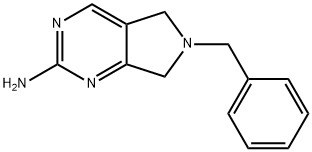 6-Benzyl-6,7-dihydro-5H-pyrrolo[3,4-d]pyriMidin-2-aMine 구조식 이미지