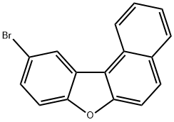 10-bromobenzo[b]naphtho[1,2-d]furan 구조식 이미지