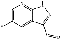5-Fluoro-1H-pyrazolo[3,4-b]pyridine-3-carbaldehyde Structure