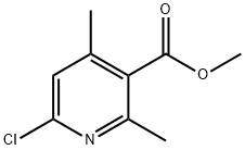Methyl 6-chloro-2,4-diMethylnicotinate Structure