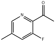 1-(3-플루오로-5-메틸피리딘-2-일)에타논 구조식 이미지