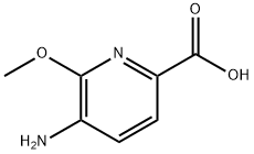 5-AMino-6-Methoxypicolinic acid Structure