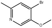4-broMo-5-Methoxy-2-Methylpyridine Structure