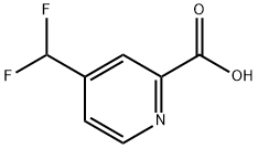 4-(DIFLUOROMETHYL)PYRIDINE-2-CARBOXYLIC ACID Structure