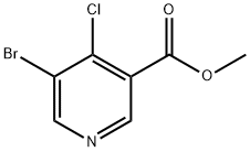 Methyl 5-broMo-4-chloronicotinate Structure