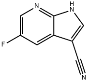 3-Cyano-5-fluoro-7-azaindole Structure