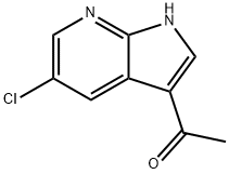 3-Acetyl-5-chloro-7-azaindole 구조식 이미지