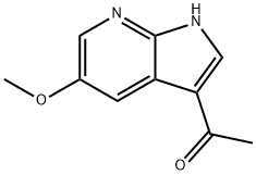 3-Acetyl-5-Methoxy-7-azaindole 구조식 이미지