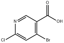 4-broMo-6-chloronicotinic acid Structure
