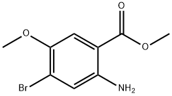 2-AMino-4-broMo-5-메톡시-벤조산메틸에스테르 구조식 이미지