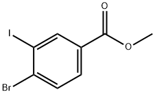 4-BroMo-3-iodo-benzoic acid Methyl ester Structure