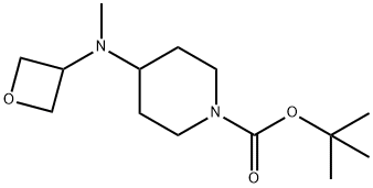 tert-Butyl 4-(Methyl(oxetan-3-yl)aMino)piperidine-1-carboxylate Structure