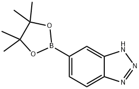 1H-Benzo[d][1,2,3]triazol-5-ylboronic acid pinacol ester 구조식 이미지