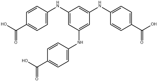4,4',4''-(benzene-1,3,5-triyltris(azanediyl))tribenzoic acid Structure
