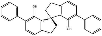 (1S)-2,2',3,3'-tetrahydro-6,6'-diphenyl-1,1'-Spirobi[1H-indene]-7,7'-diol Structure