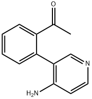 1-(2-(4-aMinopyridin-3-yl)phenyl)ethanone Structure
