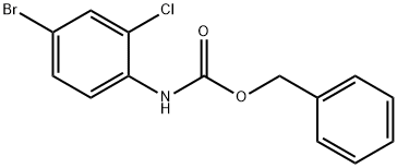 Benzyl N-(4-broMo-2-chlorophenyl)carbaMate Structure
