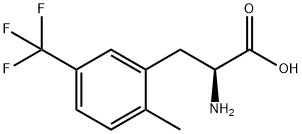 2-METHYL-5-(TRIFLUOROMETHYL)-DL-PHENYLALANINE 구조식 이미지