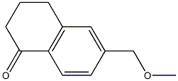 1(2H)-NAPHTHALENONE, 3,4-DIHYDRO-6-(METHOXYMETHYL)- Structure