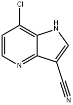 7-Chloro-3-cyano-4-azaindole 구조식 이미지