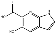 5-Hydroxy-7-azaindole-6-carboxylic acid Structure