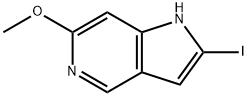 2-Iodo-6-Methoxy-5-azaindole Structure
