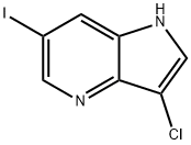 3-Chloro-6-iodo-4-azaindole 구조식 이미지