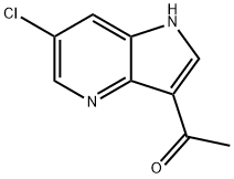 3-Acetyl-6-chloro-4-azaindole Structure