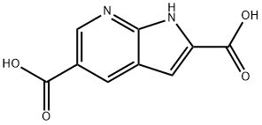 7-Azaindole-2,5-dicarboxylic acid 구조식 이미지