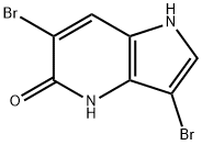 3,6-DibroMo-5-hydroxy-4-azaindole 구조식 이미지