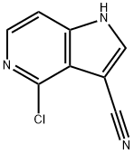 4-Chloro-3-cyano-5-azaindole Structure