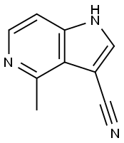 3-Cyano-4-Methyl-5-azaindole Structure
