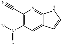 6-Cyano-5-nitro-7-azaindole 구조식 이미지