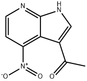 3-Acetyl-4-nitro-7-azaindole 구조식 이미지