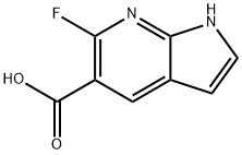 6-Fluoro-7-azaindole-5-carboxylic acid Structure