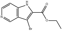 3-BroMo-5-azaindole-2-carboxylic acid ethyl ester 구조식 이미지