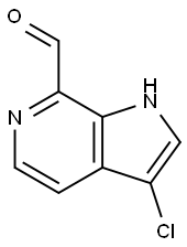 3-Chloro-6-azaindole-7-carboxaldehyde 구조식 이미지