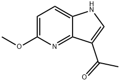 3-Acetyl-5-Methoxy-4-azaindole Structure