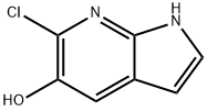 6-Chloro-5-hydroxy-7-azaindole 구조식 이미지
